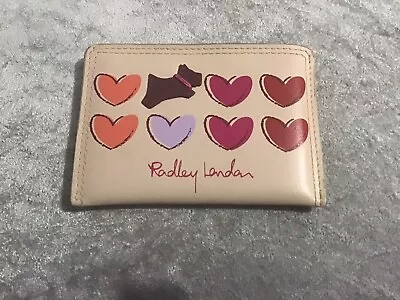 £12 • Buy New Radley I Love Radley Card Holder Pink Leather New