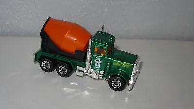 Early Matchbox Superfast 1/75 Mb-19 Peterbilt Cement Truck Green England No Box • $29.99
