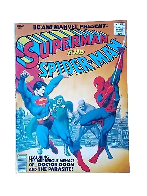 Marvel Treasury Edition #28 Marvel Comics 1981 Superman & Spider-Man • £9.99