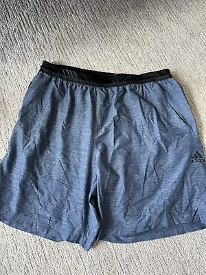 Men’s Adidas Axis Men’s Blue Training Woven Stretch Shorts- Size 2XL Zip Pocket • $17.10