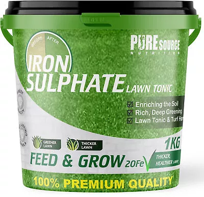 Sulphate Of Iron Ferrous Sulphate Lawn Tonic Technical Grade Grass Fertiliser • £12.75