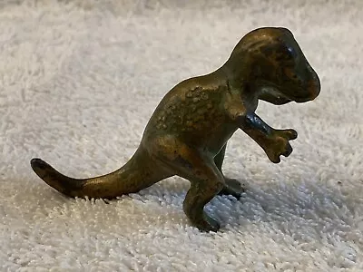 Vintage SRG Tyrannosaurus Rex Vintage Dinosaur Bronze Figurine. • $45.99