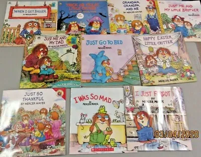 Lot Of 10 Little Critter Mercer Mayer Books Children Kids Picture - Random • $15.95