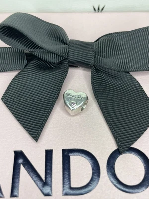 £7.35 • Buy Genuine Pandora Silver Moments Daughter Heart Charm
