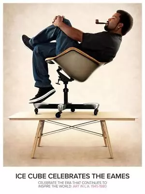 Ice Cube * POSTER * Charles & Ray Eames Le Chaise Lounge Chair WALL ART Print • $26.89