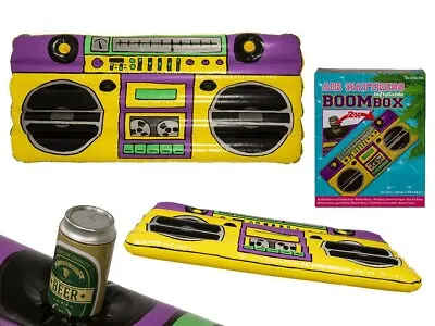 Giant Inflatable Boom Box Retro Lounger Pool Float Beach Lilo NEW & BOXED • £13.99