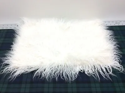 $19.98 • Buy Zara Home Fur Faux Throw Decorative Pillow Cover White 19.5  X 12 