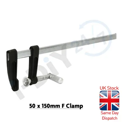 F-CLAMP 2pc WOODWORKING 150mm 300mm 600mm Wood Clamp Quick Slide • £6.99