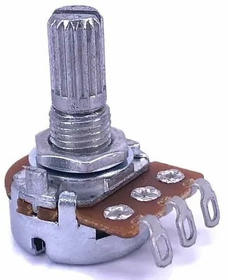 Mini Potentiometer Alpha A100K 100K 16mm Logarithmic Audio Solder Lugs • $5.87