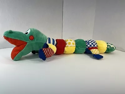 Kids II My Pal Al Alligator Plush Rattle Crinkle Sensory 21  Baby Toy VTG 1996 • $12.29