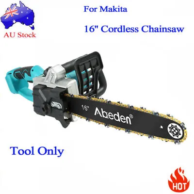 16  Cordless Electric Brushless Chainsaw 36V (18Vx2 ) For Makita DUC302Z Tool • $159.99
