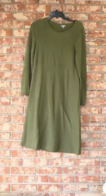 J. Jill Green Long Sleeve Sweater Dress Size M • $23.80