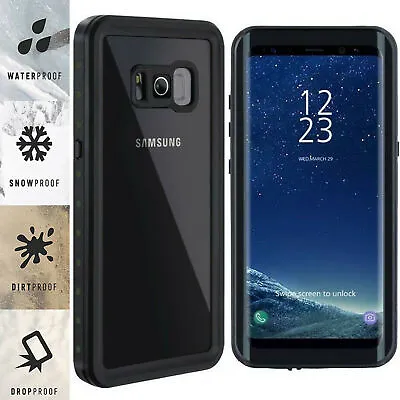 $31.88 • Buy For Samsung Galaxy S8 Plus Waterproof Case Cover With Built-in Screen Protector