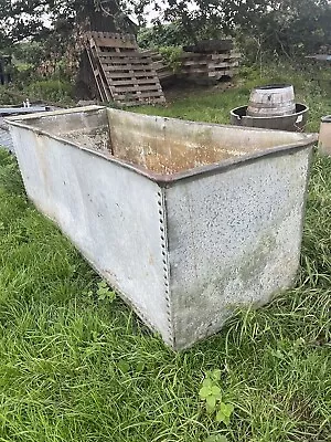 Galvanised Riveted Planter Trough • £130