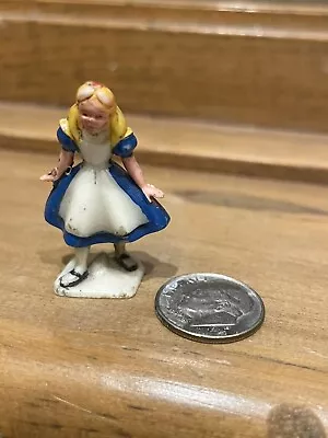 Vintage Antique Painted Plastic Alice In Wonderland Disney Fairy Garden • $15