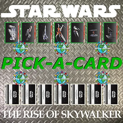 Star Wars Rise Of Skywalker Pick-a-card Green Ships And Vehicles Topps 2019 • $6.59