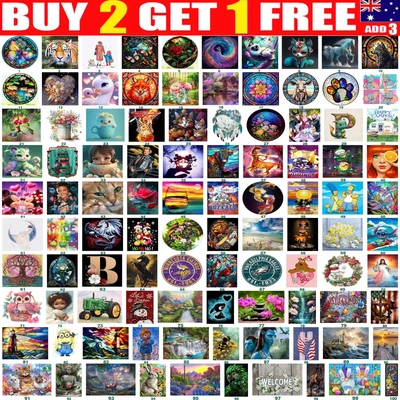 $10.39 • Buy 5D DIY Full Drill Diamond Painting Butterfly Art Cross Stitch DIY Kit Decor AU