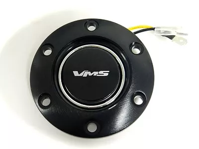 Vms Racing Black Steering Wheel Ring & Horn Button Bk E • $24.95