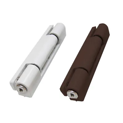 3 Pack X UPVC Door Butt Hinge - Flat Or Angled - White & Brown 115mm Hinge • £18.60