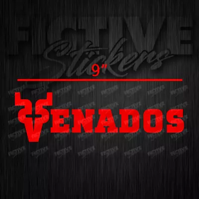 Venados De Mazatlan New Logo Sticker Decal 9  Red • $8.99