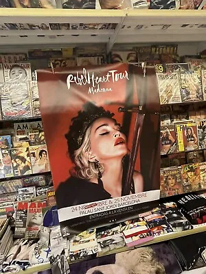 Madonna  Promo Vinyl  Banner Rebel Heart Tour Barcelona Spain Celebration • $99