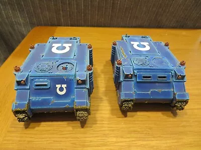 Warhammer 40K Space Marine Rhino Tank X2 • £15