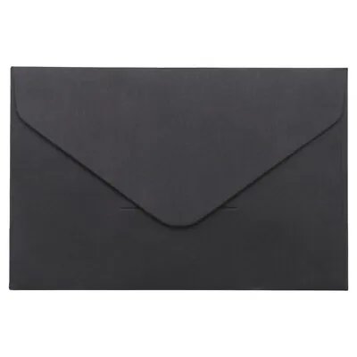 20Blank   Window Envelopes Wedding Invitation Envelope Gift Envelope(Black) L9B4 • $9.99