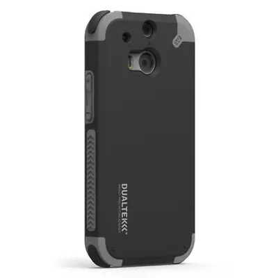 PureGear DualTek Protective Cell Phone Case Cover - HTC One - Black • $7.95