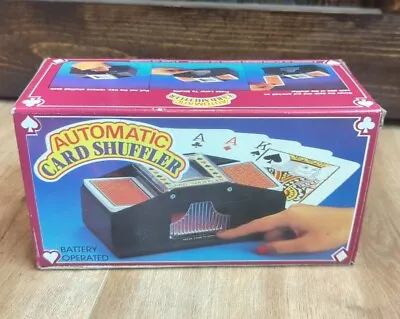 NEW 2 Deck Automatic Card Shuffler Poker Cards Shuffling Machine Casino Battery • $11.99