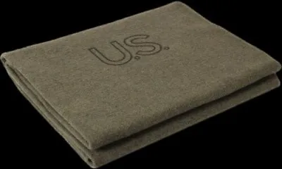 $45.95 • Buy U.s Military Style Army Wool Blanket Camping Survival 60x80 Heavy Duty New