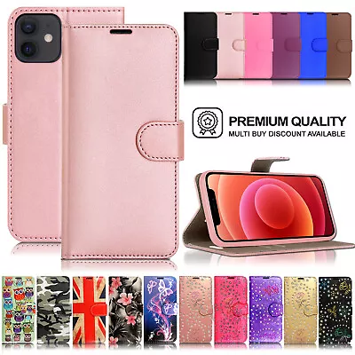 £3.99 • Buy Magnetic Leather Phone Case For IPhone 15 Pro Max 11 XR 12 7 8 Wallet Flip Cover