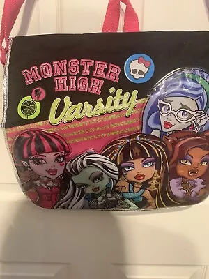 Black Varsity Monster High Messenger Bag Monster High Laptop Licensed Product • $24.99