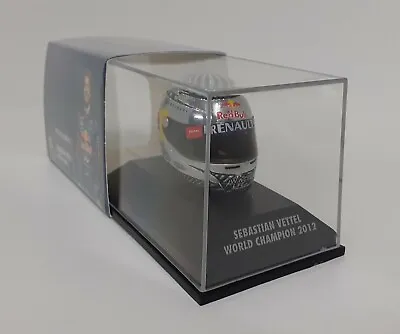 MINICHAMPS 1:8 Model Helmet Formula 1 Vettel 2012 Modeling Static Die Cast • $36.97