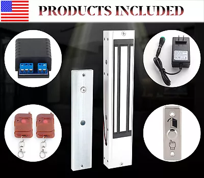 Access Control 280KG 600lb Electric Magnetic Door Lock Kit With Remote Control • $69.99