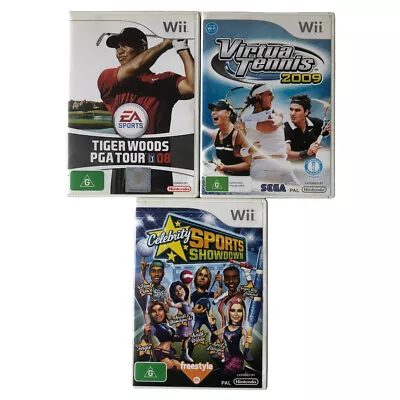 Tiger Woods Virtua Tennis Celebrity Sports - Nintendo Wii - Tested And Working • $17.99