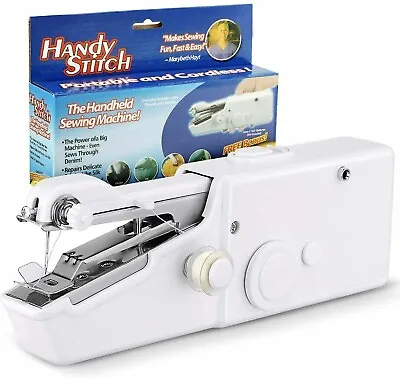 Mini Portable Smart Electric Tailor Stitch Hand-held Sewing Machine On The Go • $9.47