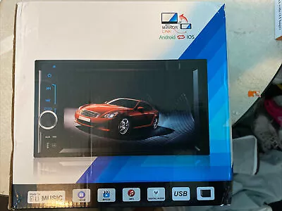 6.2 Inch 16:9 TFT LCD Radio And Monitor W/ Mirror Link Ios/androind Technology • $50