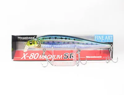 Megabass X-80 Magnum SR Floating Lure FA Iwashi (2742) • $23.03