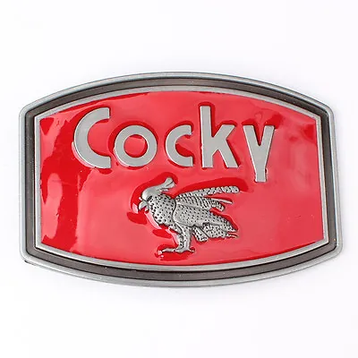 $11.99 • Buy Cocky Belt Buckle Western Cowboy Native American Motorcyclist (CKY-01)