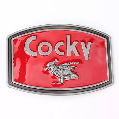 $11.99 • Buy Cocky Belt Buckle Western Cowboy Native American Motorcyclist (CKY-01)