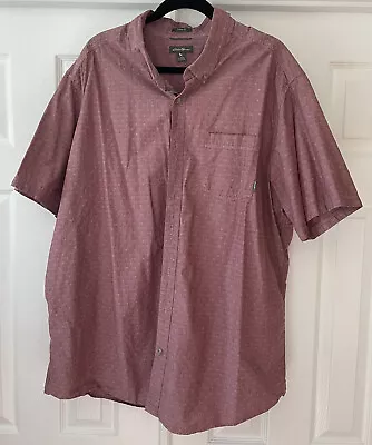 Eddie Bauer Button Down Mens Short Sleeve Shirt 3XLT • $9.99