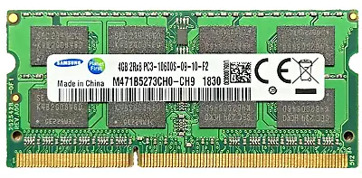 SAMSUNG 4GB M471B5273CH0-CH9 DDR3 Ram 2Rx8 PC3 10600S Laptop Memory • £5.25