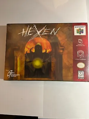 US NTSC Nintendo 64 Game N64 Hexen Brand New Factory Sealed Rare Collectors • £149