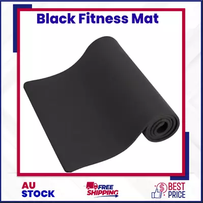 NBR Yoga Mat Exercise Fitness Pilates Gym Thick Pad Non-Slip Strap Home Workout • $11.88