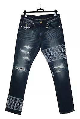 RARE💥 Mindblow Mastermind Japan Distressed Punk Jeans • $199.99