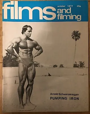 £12.99 • Buy Arnold Schwarzenegger, Pumping Iron Cover, Film And Filming Magazine. Oct 1977