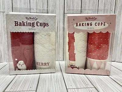 My Minds Eye Paper Baking Snack Cups Santa Toy Soldier Christmas Set Of 2 New • $13.56