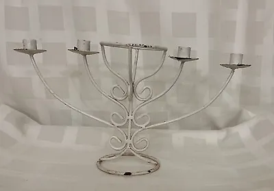 Vintage Wrought Iron Candleholder/Plant Stand ~ Unique • $24.99