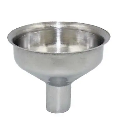 Best Stainless Steel FUNNEL WITH HANDLE Kitchen Filling Metal Hopper Small Large • $6.96