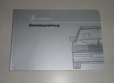 Operating Instructions / Manual Mercedes Benz W201 190E 2.5 16V From 1992 • $127.76